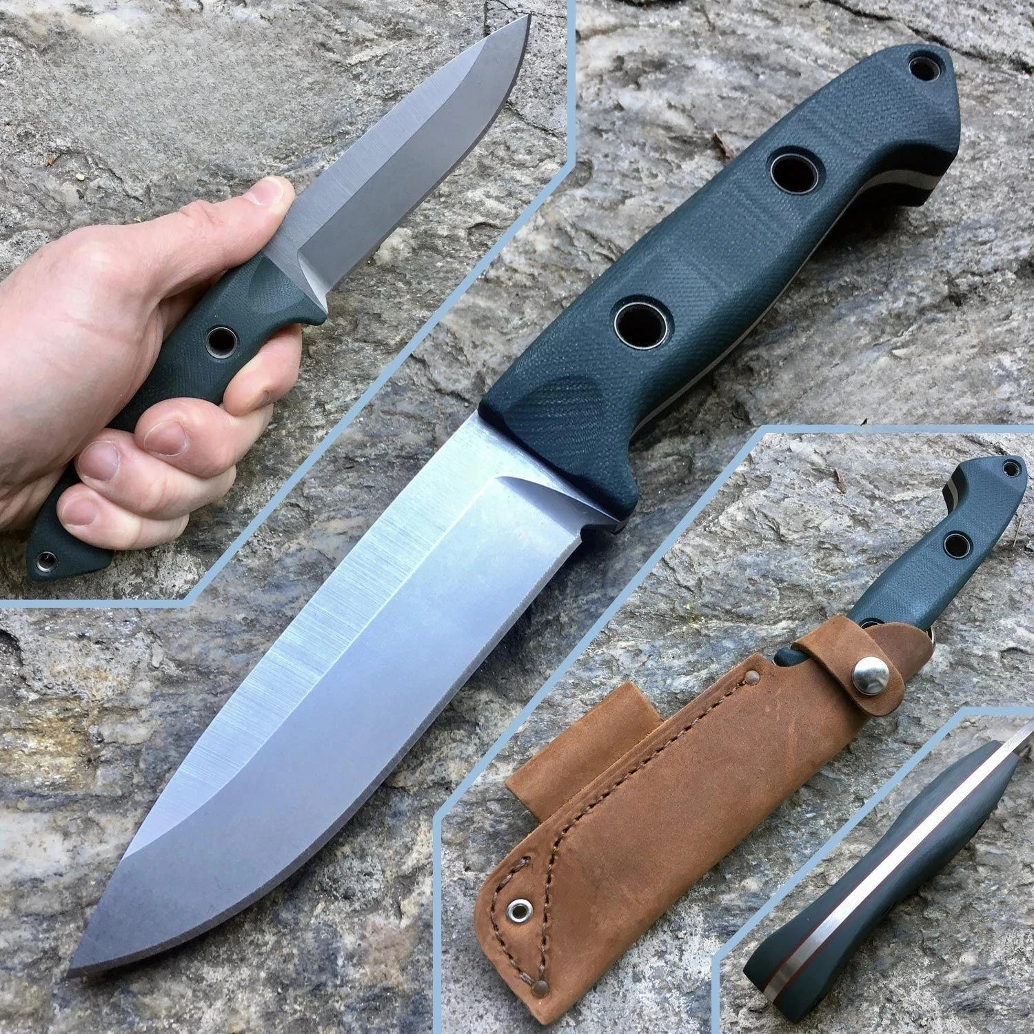 Bushcraft Knife Fixed - BM Sibert Bushcraft Knife 162 Fixed