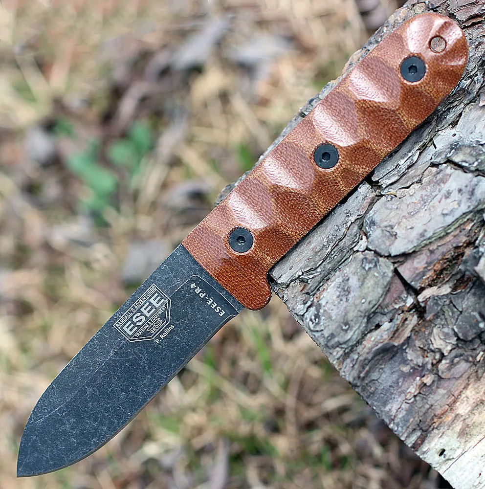 Bushcraft Knife Fixed - ESEE PR4 Durable Fixed Blade Survival