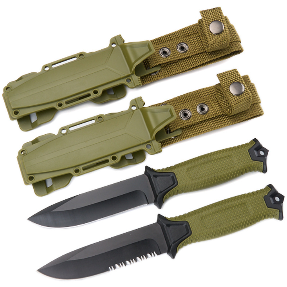 Bushcraft Knife Fixed - Outdoor Camping Fixed Blade Knife High