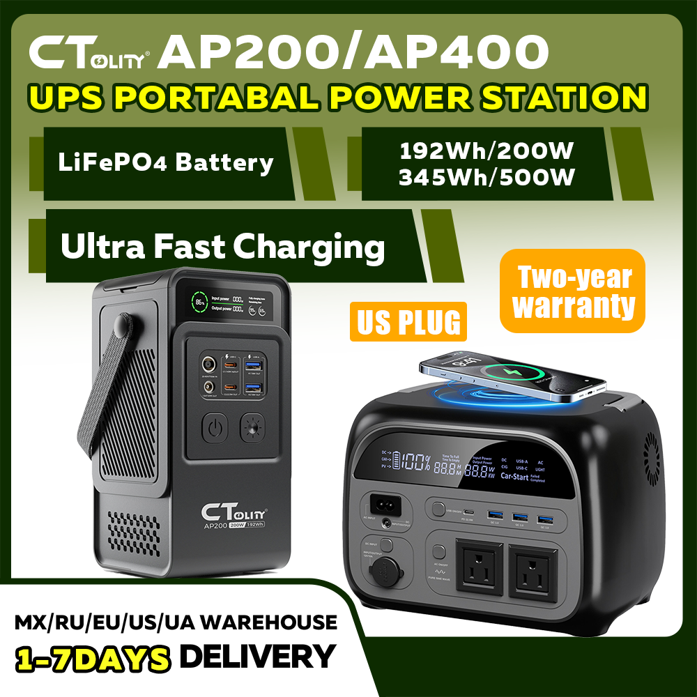 CTOLITY AP200 AP400 200W/500W  - Solar Emergency Charger recensie en prijs