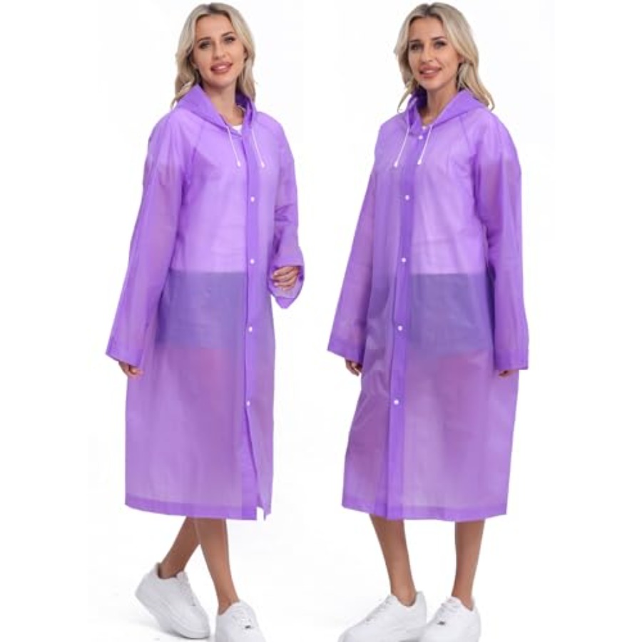 2-Pack Reusable Rain Ponchos f - Emergency Poncho Rain recensie en prijs