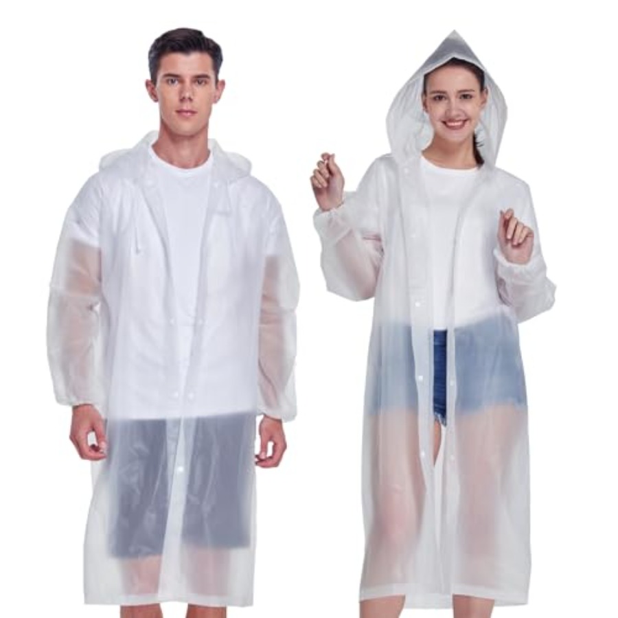 2 Pack Waterproof Rain Ponchos - Emergency Poncho Rain recensie en prijs