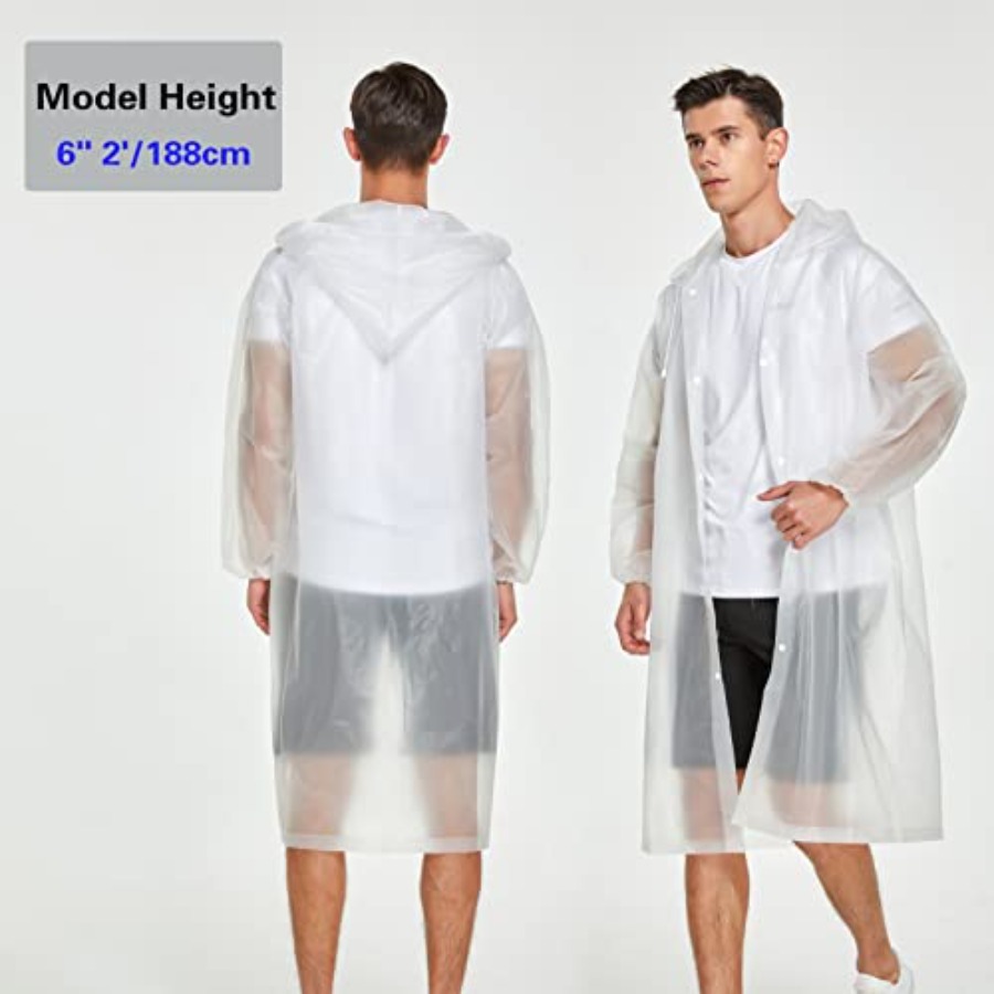 2 Pack Waterproof Rain Ponchos - Emergency Poncho Rain recensie en prijs
