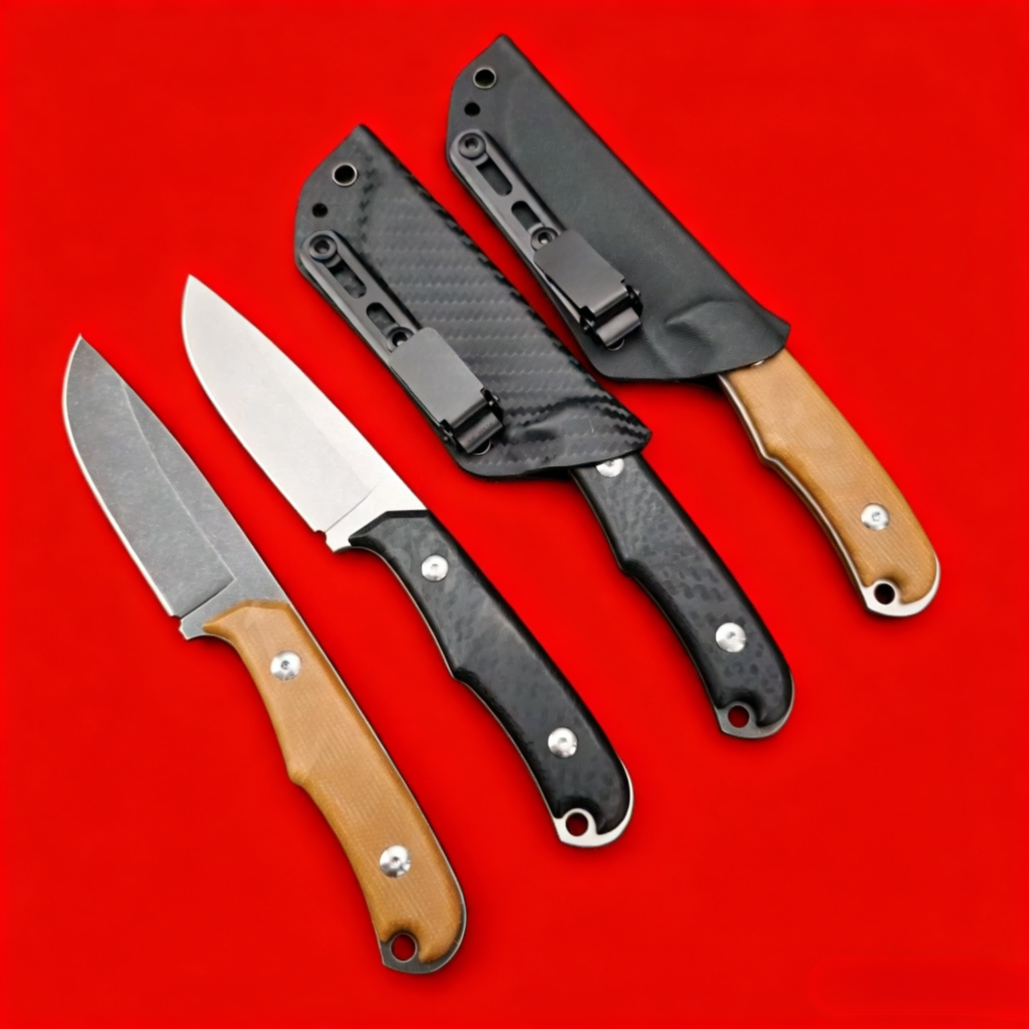 D2 Steel Stonewash Fixed Blade - Bushcraft Knife Fixed recensie en prijs