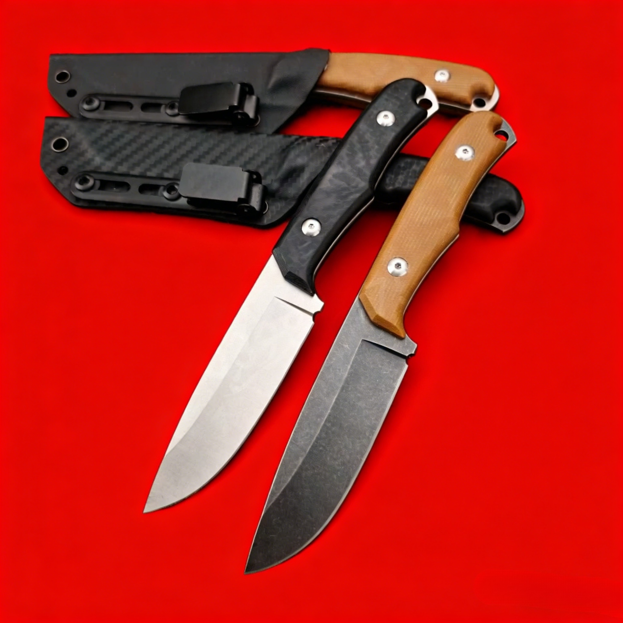D2 Steel Stonewash Fixed Blade - Bushcraft Knife Fixed recensie en prijs