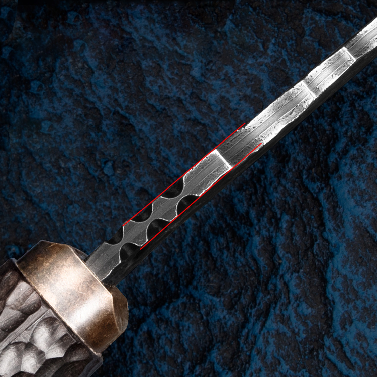Damascus Steel Bushcraft Tool, - Bushcraft Knife Fixed recensie en prijs