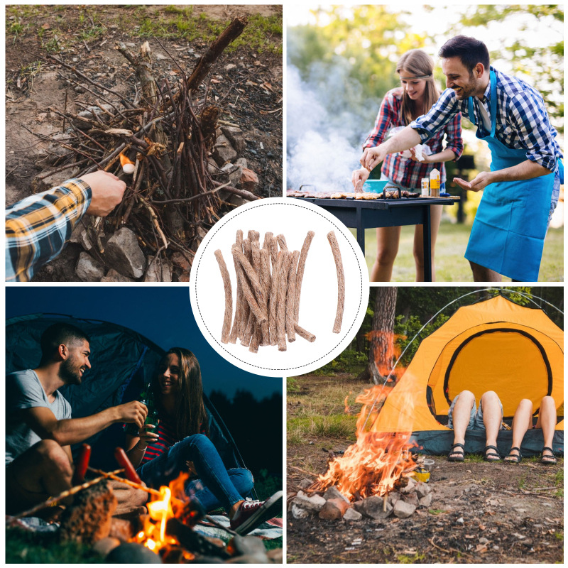 10Pcs Survival Wick Hemp Cord  - Fire Starting Kit recensie en prijs