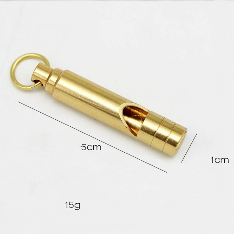1/5pcs Brass Metal Emergency W - Emergency Whistle Loud recensie en prijs