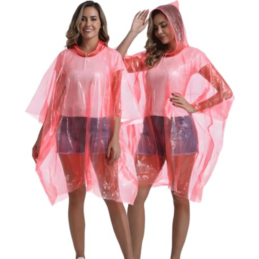 4/6/12 Pack Disposable Rain Po - Emergency Poncho Rain recensie en prijs