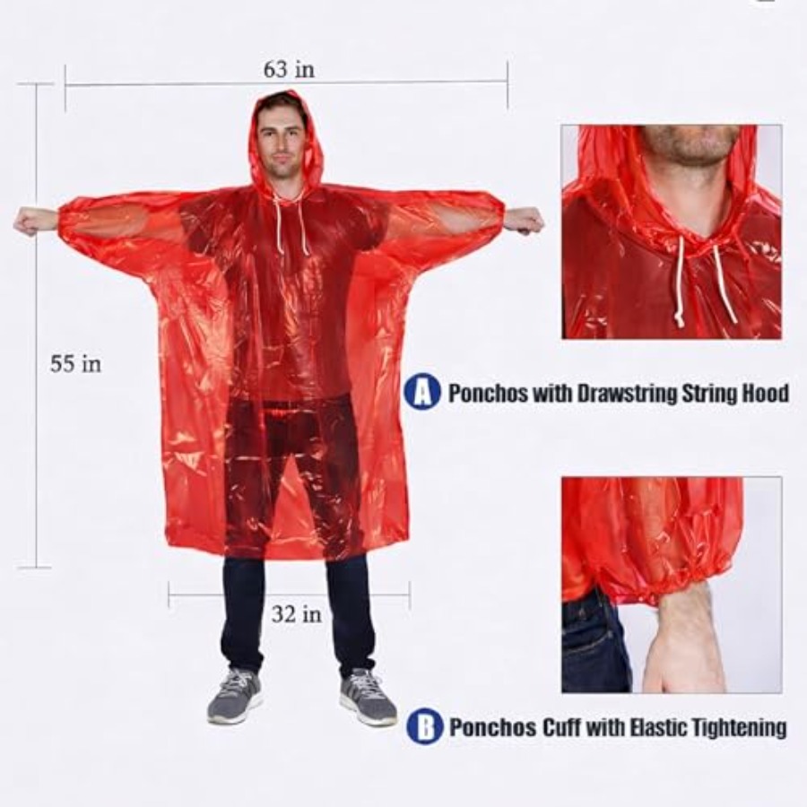 Mindful Design Rain Ponchos wi - Emergency Poncho Rain recensie en prijs