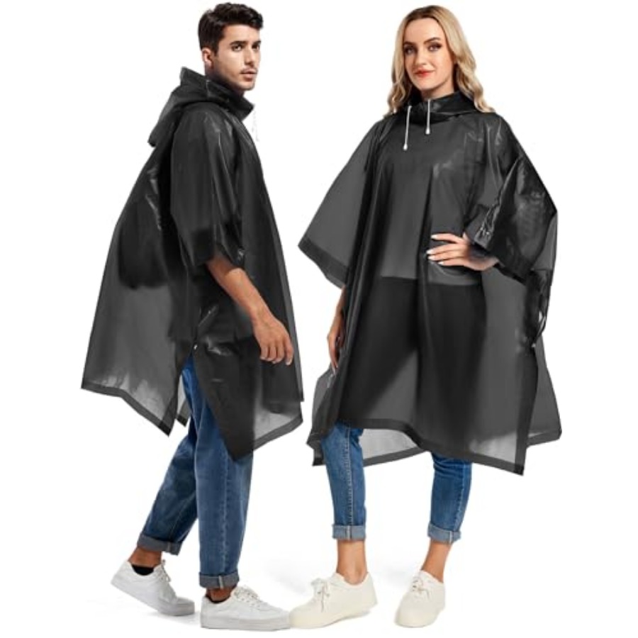 2 Pack Rain Ponchos for Adults - Emergency Poncho Rain recensie en prijs