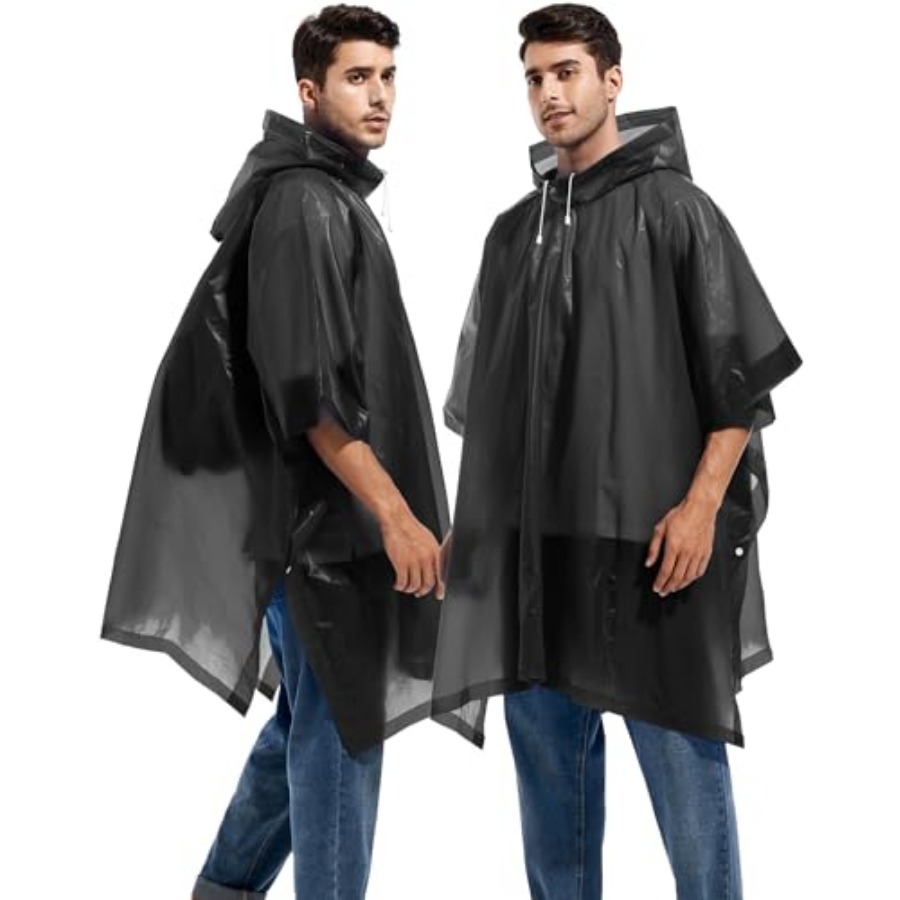 2 Pack Rain Ponchos for Adults - Emergency Poncho Rain recensie en prijs
