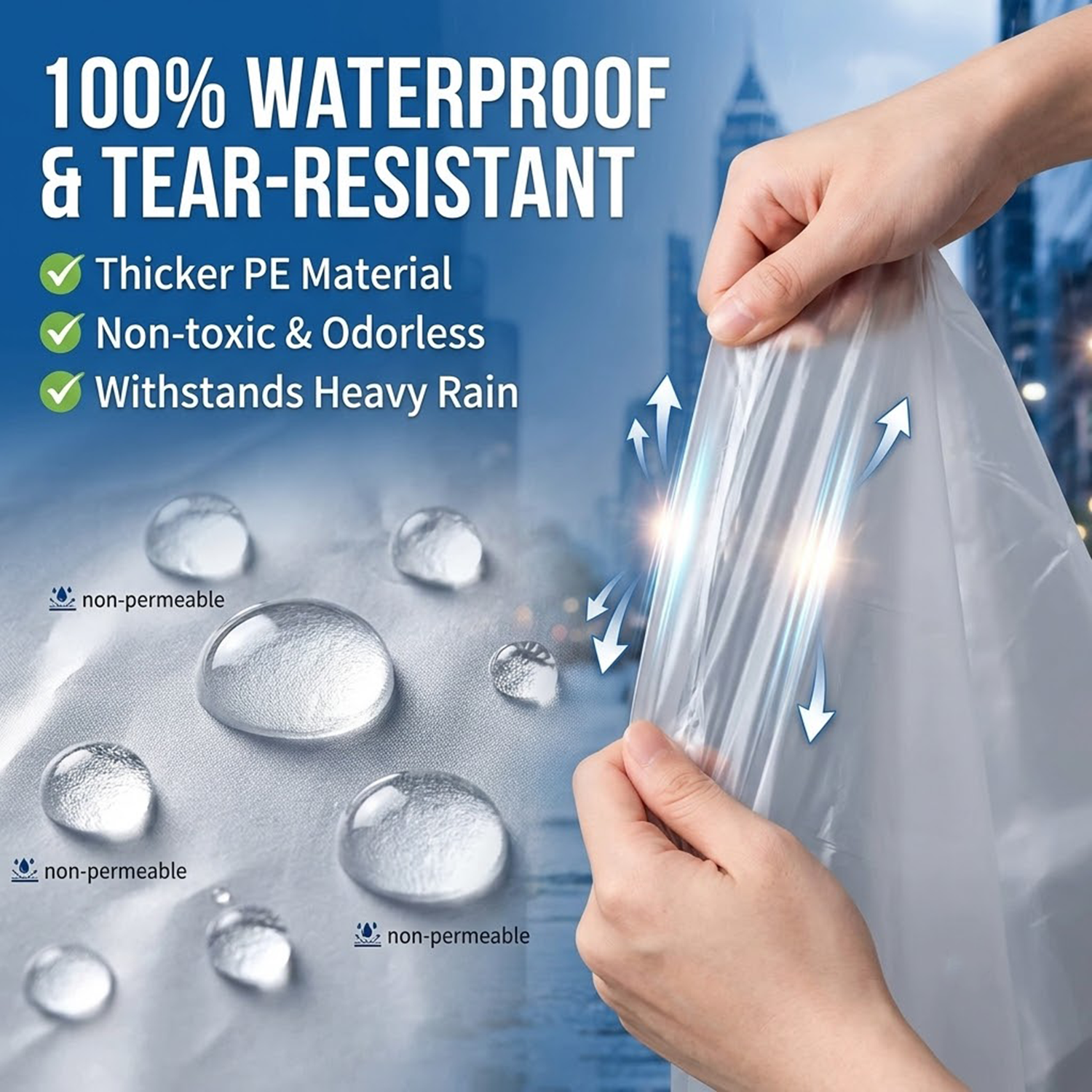 Unisex Portable Card Disposabl - Emergency Poncho Rain recensie en prijs