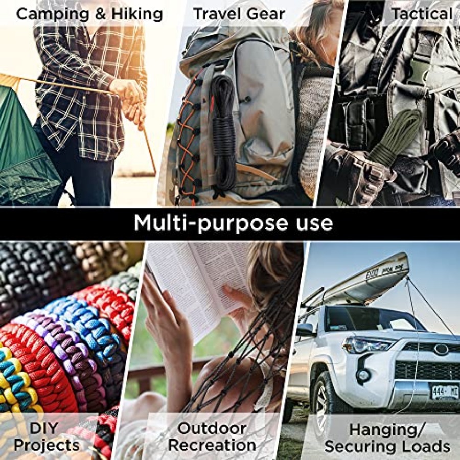 Reflective Paracord Rope 1000  - Para Cord 1000Ft recensie en prijs