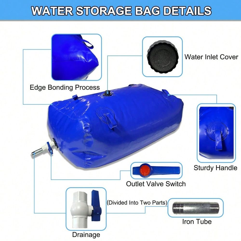 Large Collapsible Water Tank F - Water Bag Collapsible recensie en prijs