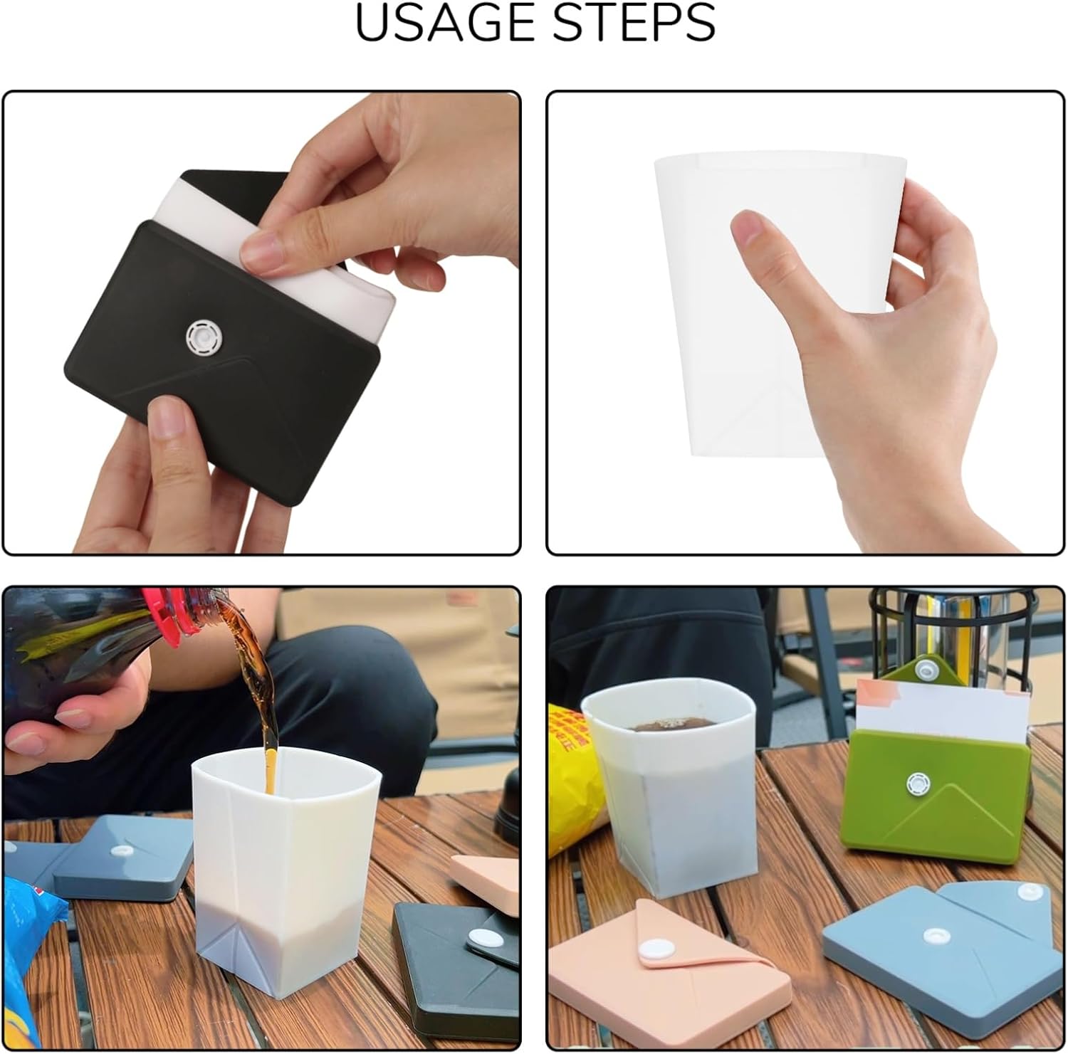Silicone Collapsible Travel Cu - Water Bag Collapsible recensie en prijs