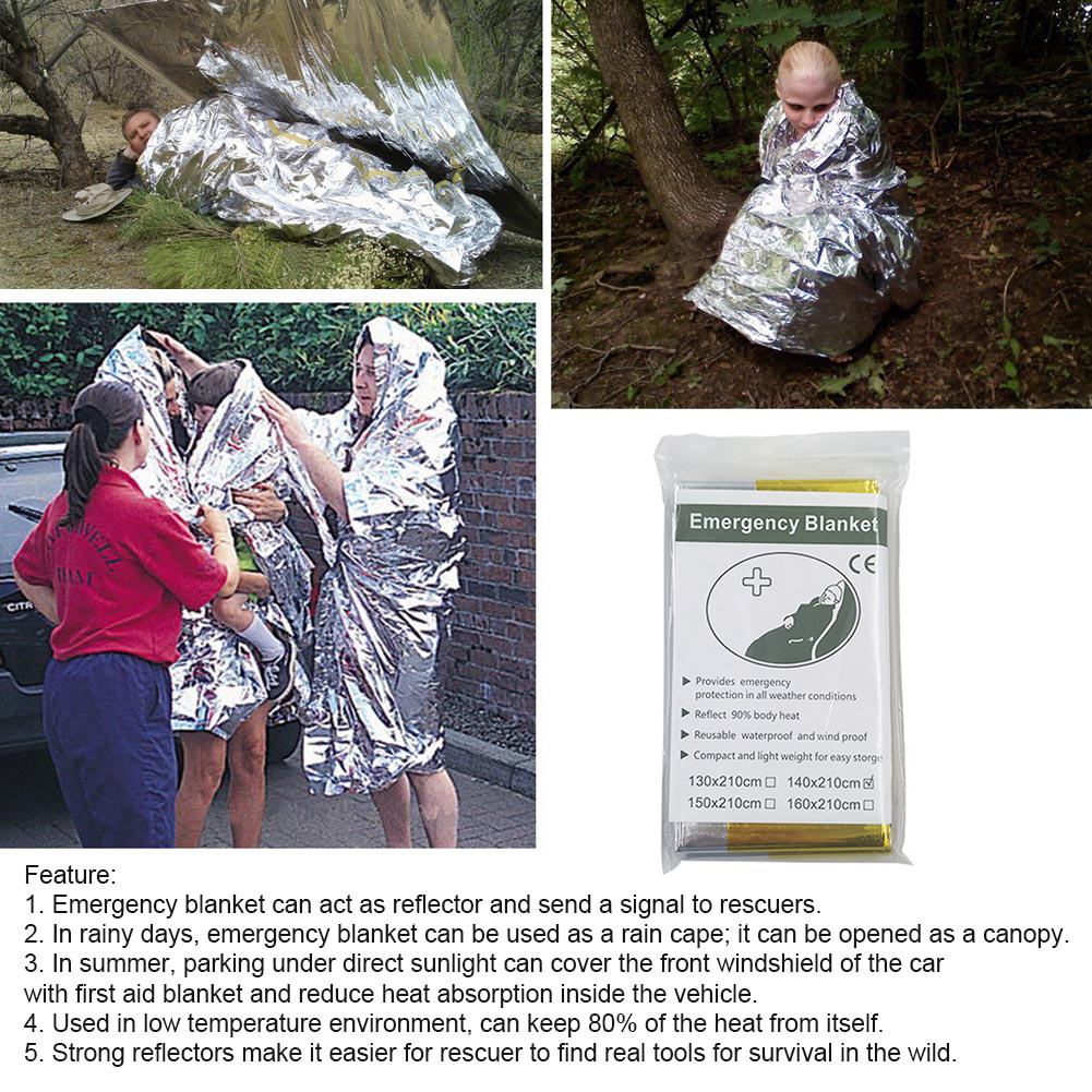 5Pcs Outdoor Emergency Blanket - Bivy Bag Emergency recensie en prijs