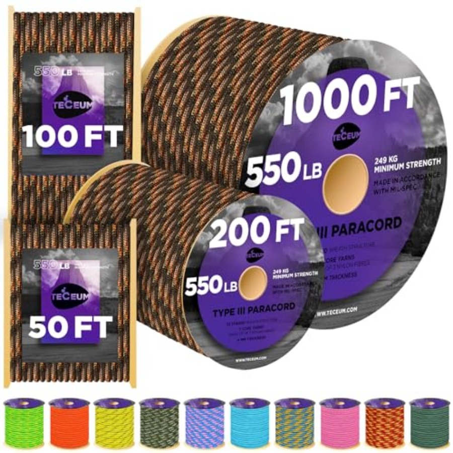 Reflective Paracord Rope 1000  - Para Cord 1000Ft recensie en prijs