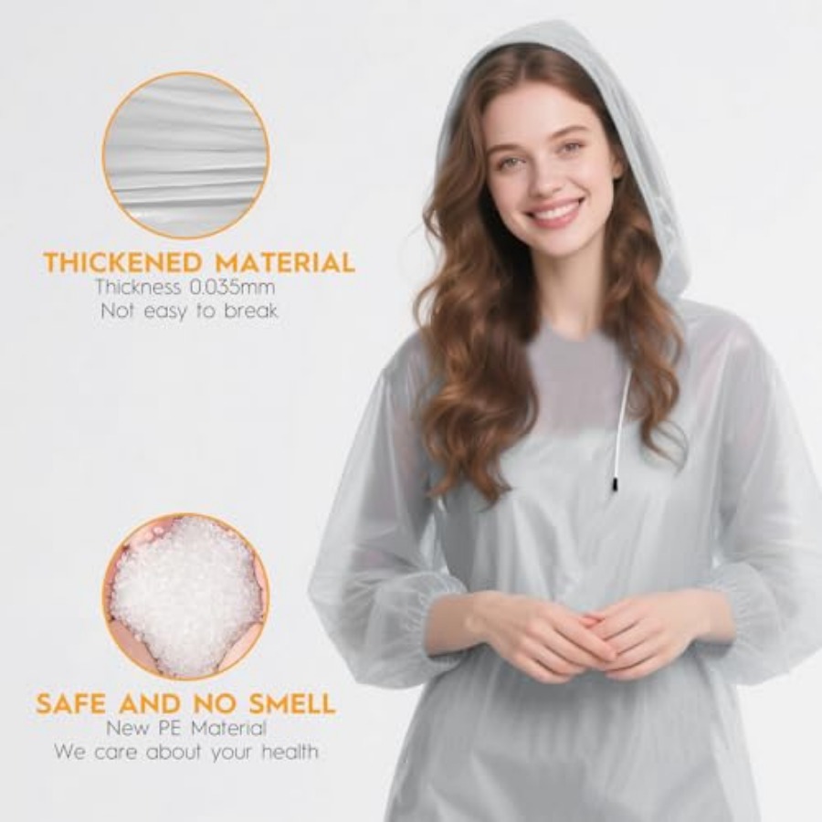 and and Disposable Rain Poncho - Emergency Poncho Rain recensie en prijs